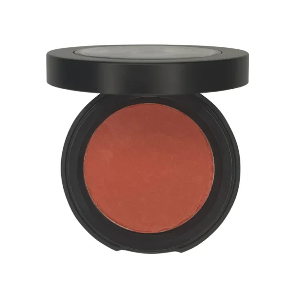 A close up of the lid on a compact powder
