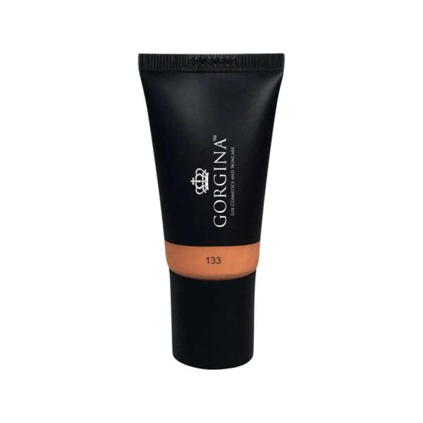 A black tube of Gorgina lip contour and bronzer, labeled with the shade number 133, on a white background.
